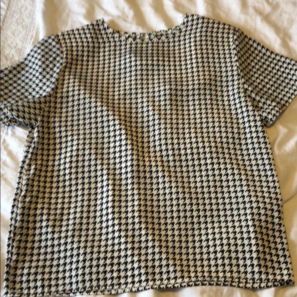 BLack and white shirt